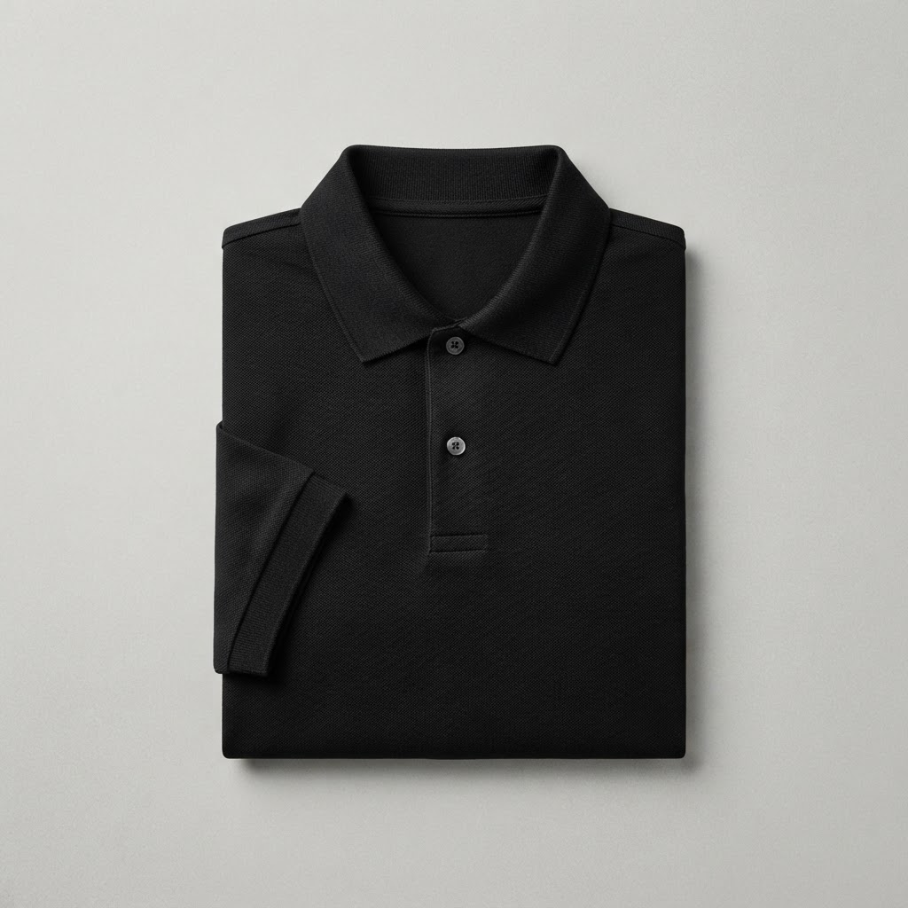 Polo Pique Negro